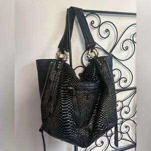 ✨Aimee Kestenberg gold print designer tote bag!